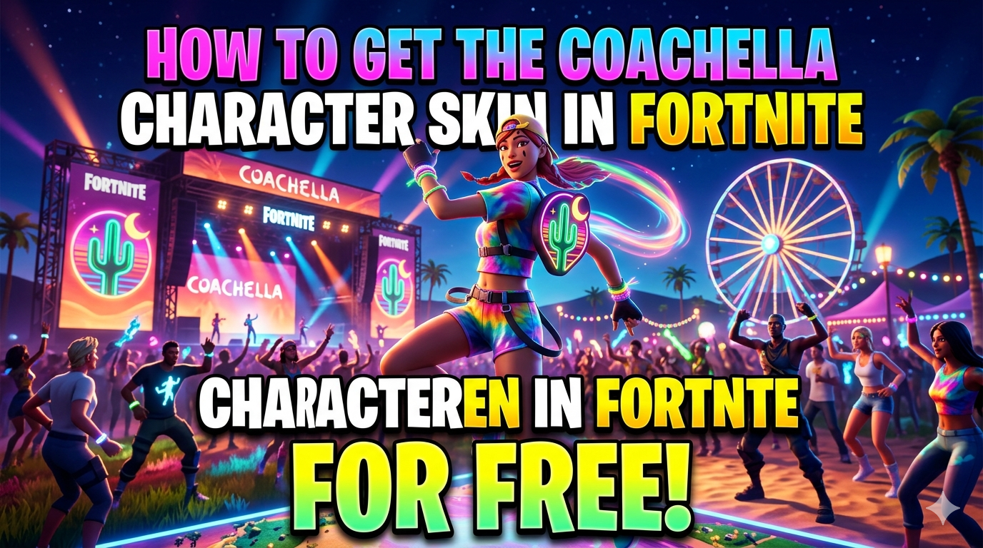 How to Get the Coachella Character Skin in Fortnite for Free