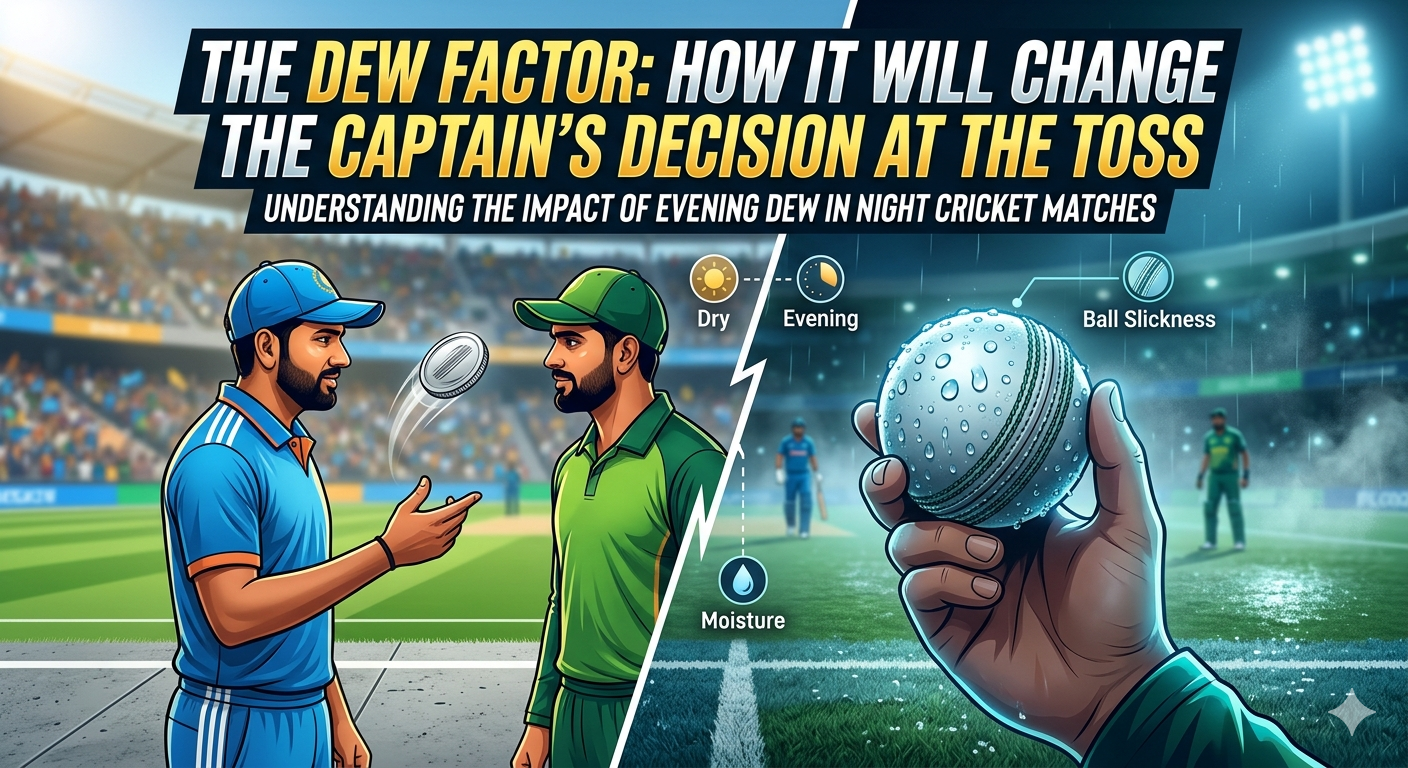 The Dew Factor: How It Will Change the Captain’s Decision at the Toss