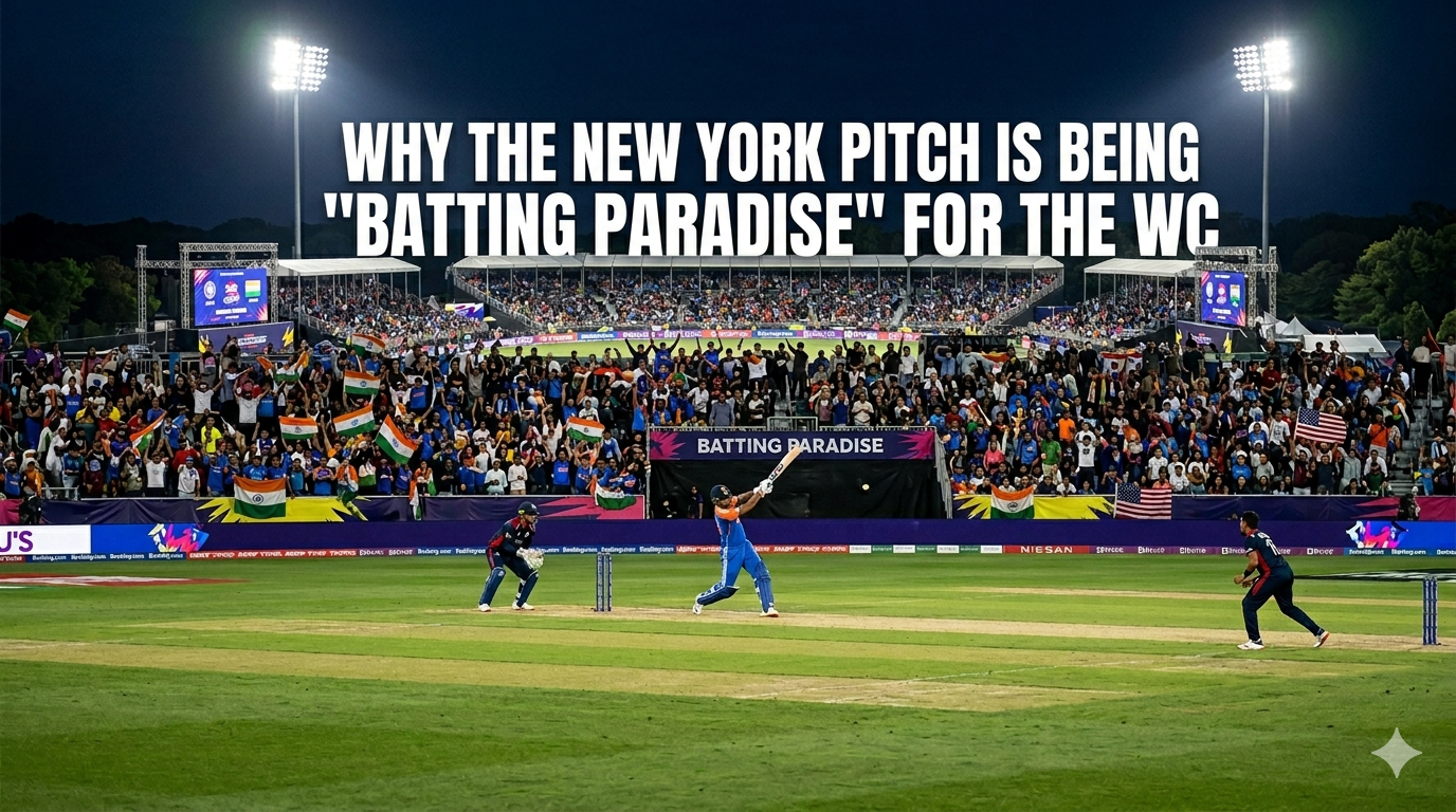 Why the New York Pitch is Being Called a "Batting Paradise" for the WC