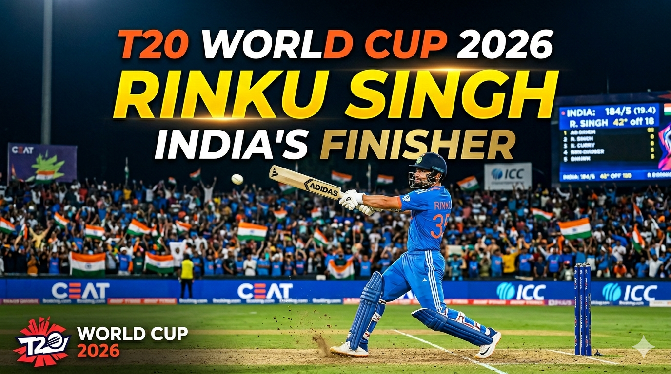 T20 World Cup 2026: Why Rinku Singh is India’s Undisputed #1 Finisher