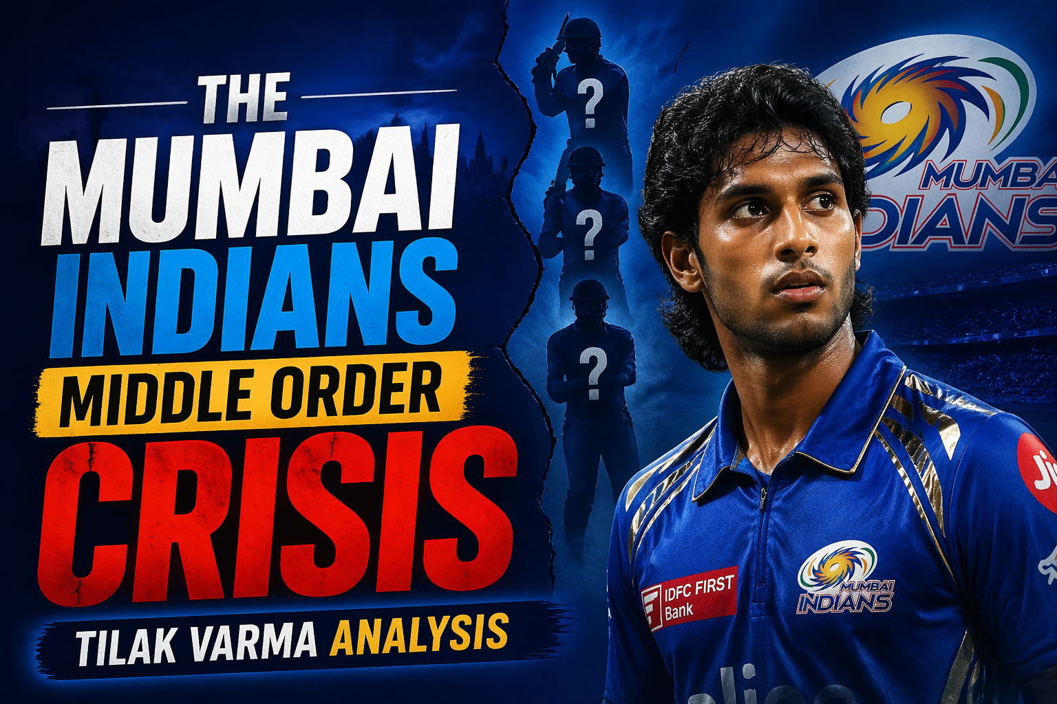 MI’s Middle Order Crisis: Why Tilak Varma is the Anchor They Desperately Need