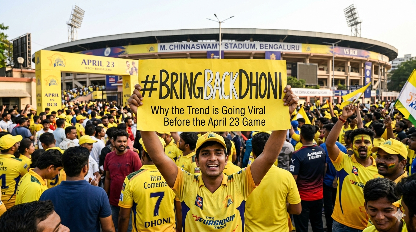 Why the #BringBackDhoni Trend is Going Viral Before the April 23 Game