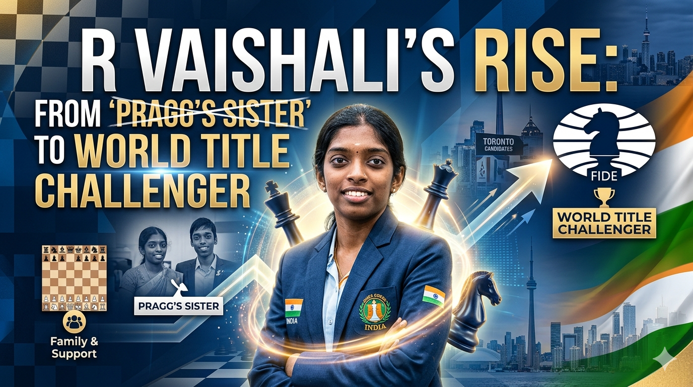 R Vaishali’s Rise: From 'Pragg’s Sister' to World Title Challenger