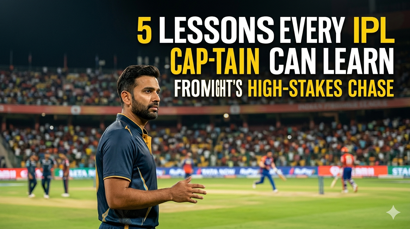 5 Lessons Every IPL Captain Can Learn from Tonight’s High-Stakes Chase