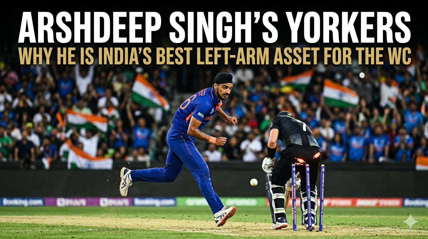 Arshdeep Singh’s Yorkers: Why He is India’s Best Left-Arm Asset for the WC