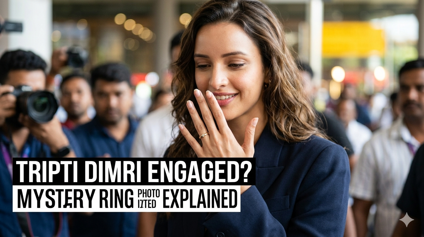 Is Tripti Dimri Secretly Engaged? The Mystery Ring Photo Explained
