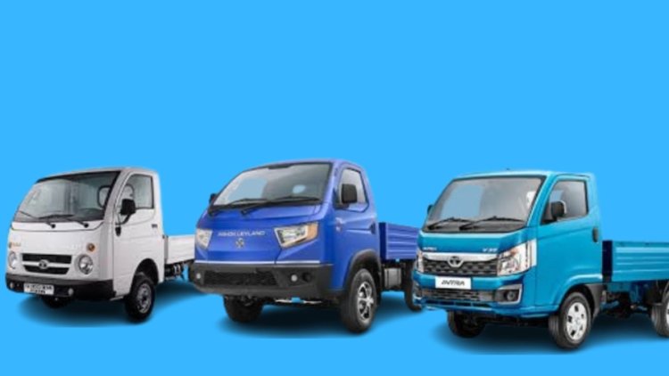 Exploring the Tata Intra V30, Tata Ace Gold, and Ashok Leyland Dost