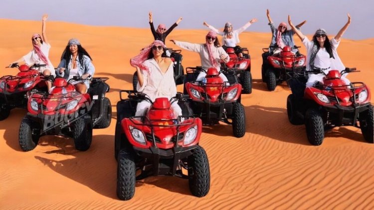 Make Quad Biking Romantic with Private Sunset Desert Tours