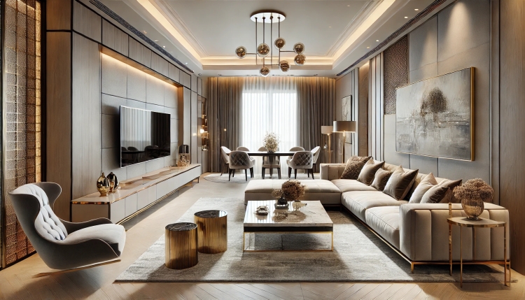 Luxurious Furniture Choices for a High-End Living Room