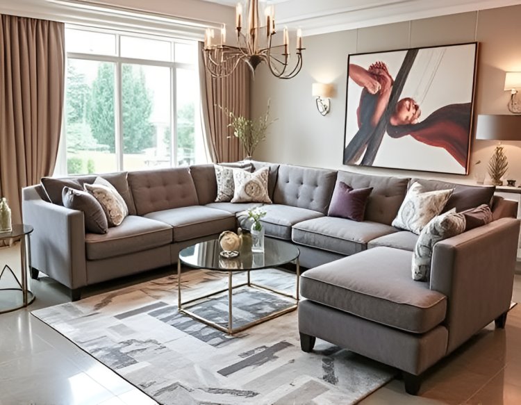 Glam Up Your Living Room with Stylish L Shape Sofas